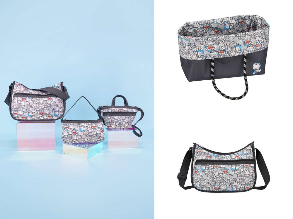 童年回憶直接背上身！哆啦A夢新聯名LeSportsac！大容量托特包超可愛、居然還是雙面！零錢包也想一起買！-5