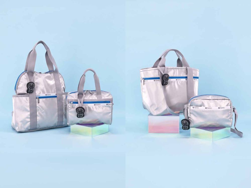 童年回憶直接背上身！哆啦A夢新聯名LeSportsac！大容量托特包超可愛、居然還是雙面！零錢包也想一起買！-2