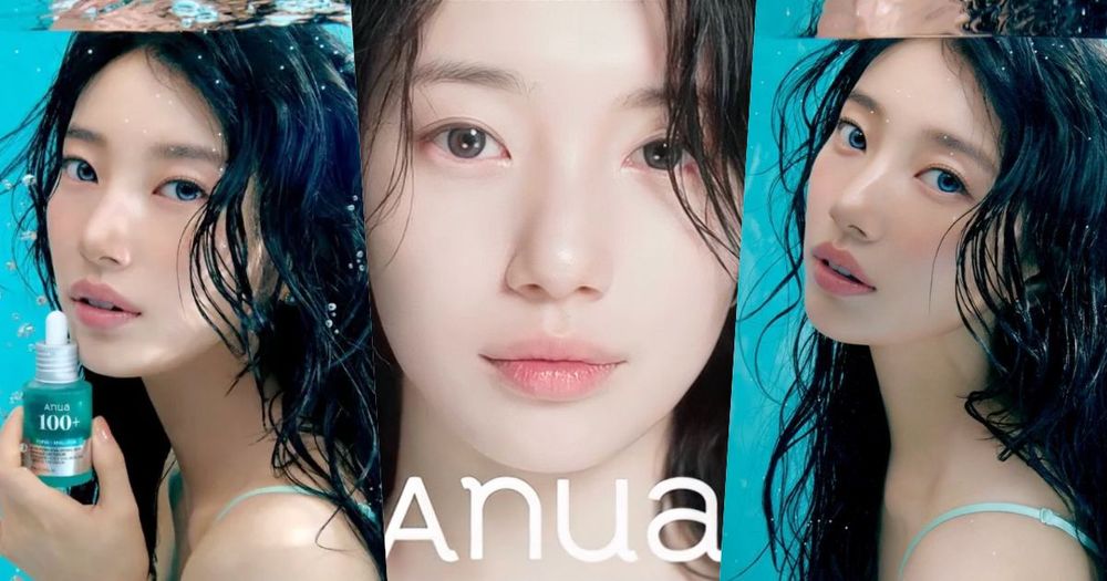 裴秀智空降韓國Anua代言人！素顏上陣拍廣告、牛奶膚質好到免修圖，零毛孔發光肌只靠「OLIVE YOUNG霸榜精華」！-1