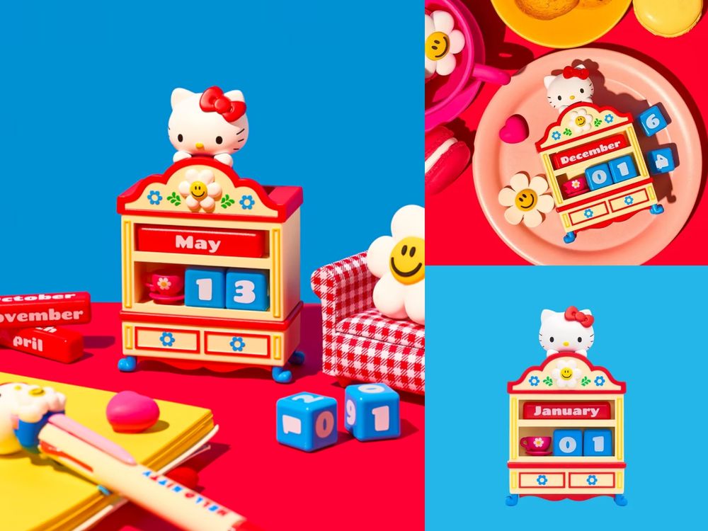 Wiggle Wiggle又跟Hello Kitty聯名了！超可愛「小花凱蒂貓牙刷架、絨毛地墊」韓妞都狂掃！-14