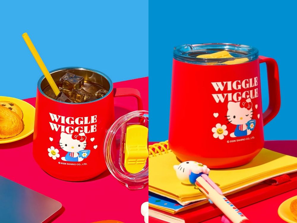 Wiggle Wiggle又跟Hello Kitty聯名了！超可愛「小花凱蒂貓牙刷架、絨毛地墊」韓妞都狂掃！-11