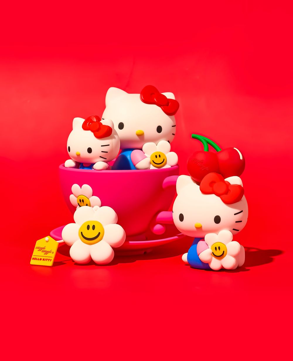 Wiggle Wiggle又跟Hello Kitty聯名了！超可愛「小花凱蒂貓牙刷架、絨毛地墊」韓妞都狂掃！-15