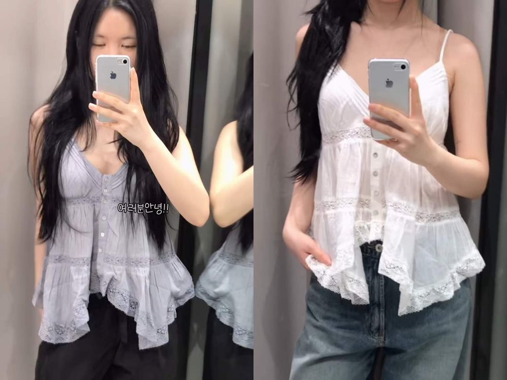 韓國女生去ZARA都買這些！2026春夏「隱藏爆款清單」蕾絲上衣、圓點長裙...還有這件已經賣翻！-12