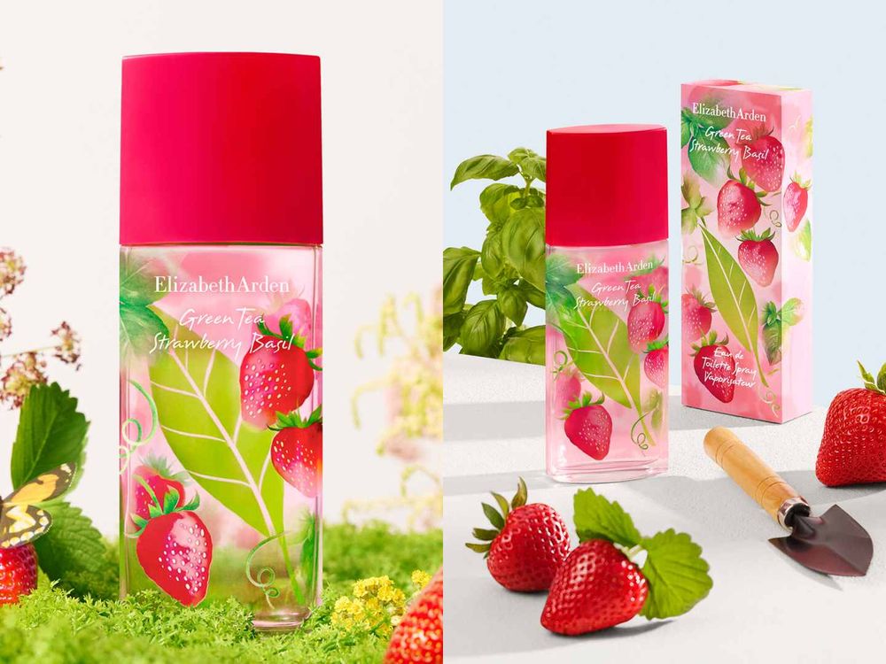 夏天就是要噴不甜膩的草莓香氛！伊麗莎白雅頓「綠茶草莓羅勒」香水＆身體乳，初戀清甜結合清新草本，限時靠櫃試香領好禮！-4
