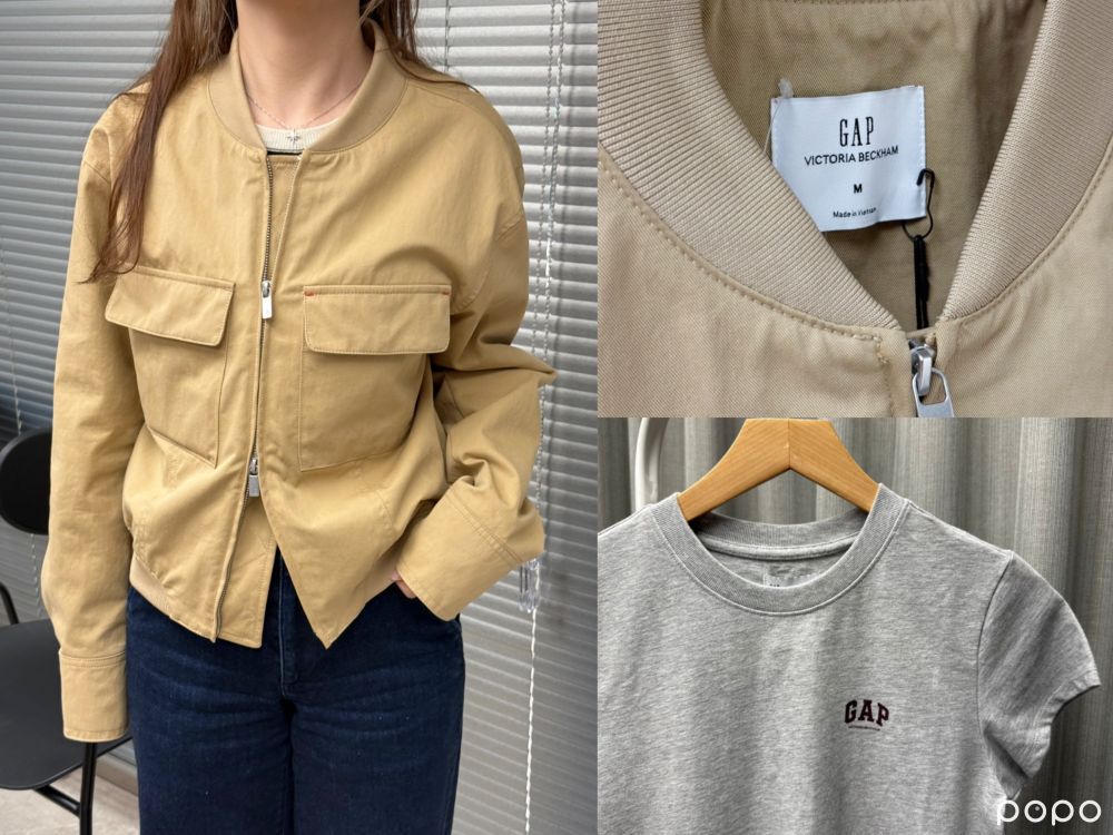 這次真的買得起！Gap驚喜聯名Victoria Beckham！高級感修身短T得包色、牛仔外套版型太強！-5