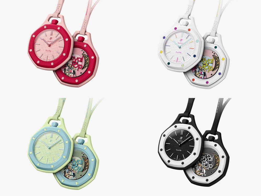 終於公開真面目！AP聯名Swatch「Royal Pop」聯名登場！皇家橡樹變懷錶、還能掛包包太潮！-5