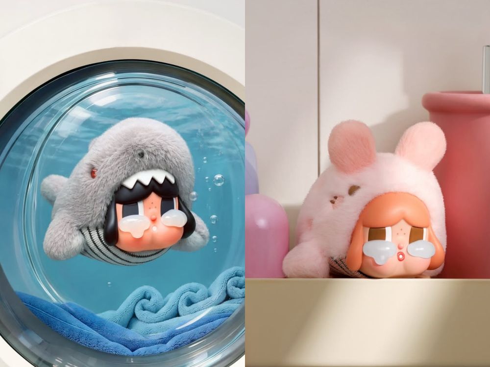 泡泡瑪特CRYBABY最新「海底生物」系列可愛發瘋！萌翻「海獺哭娃絨毛吊飾、海龜磁鐵」全都想要！-7