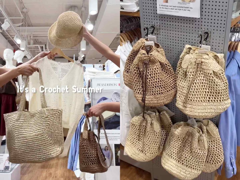 日妞搶瘋！UNIQLO夏日王者「草編水桶包、托特包」台灣悄悄開賣！平價好看、有遇到要秒結帳！-2