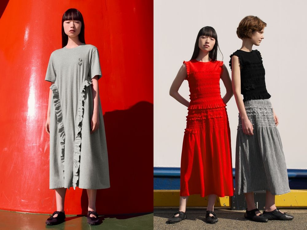 日女都暴動！UNIQLO聯名Cecilie Bahnsen台灣要開賣了！小花短T、荷葉洋裝...必搶單品是這些！-3