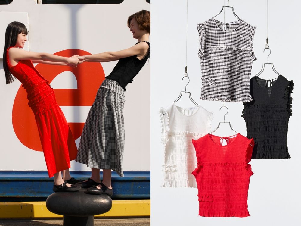 日女都暴動！UNIQLO聯名Cecilie Bahnsen台灣要開賣了！小花短T、荷葉洋裝...必搶單品是這些！-11