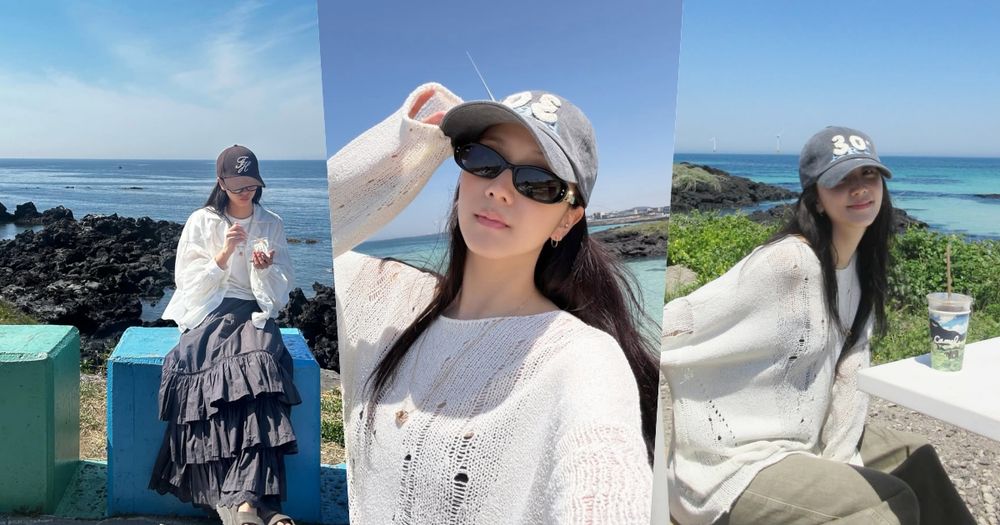 Jisoo衝去濟州島渡假啦！社群大曬出遊美照、濟州島必去「彩虹海岸公路」6大同款打卡點整理好了！-1