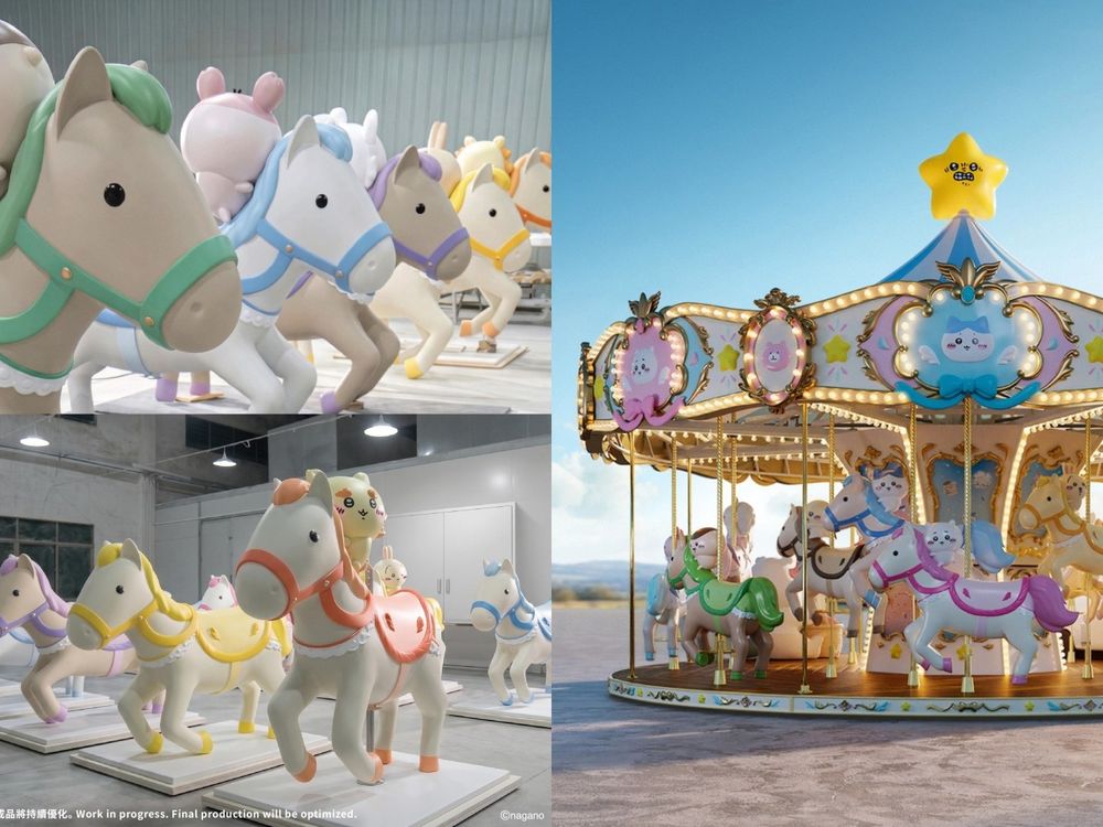 吉伊卡哇旋轉木馬太可愛！「CHIIKAWA ARTIVERSE」特展降臨香港、必拍亮點&必買周邊一次看！-11