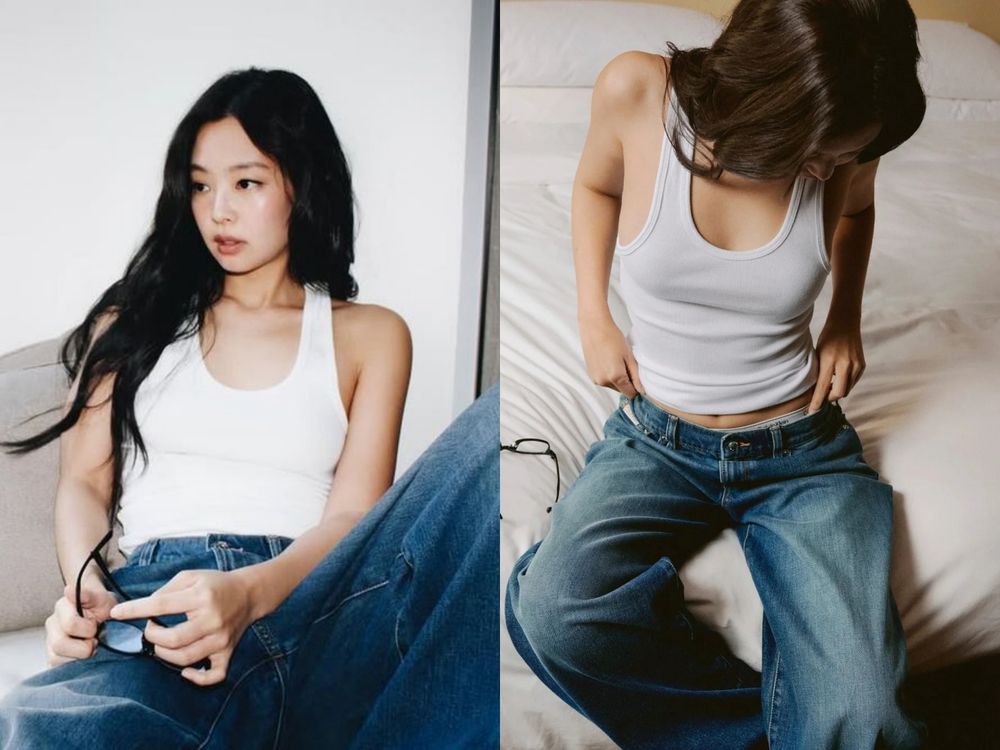 牛仔褲好會找代言人！張凌赫拿下Lee、CK柾國聯名，Rosé、張員瑛同款神褲都賣爆！-6