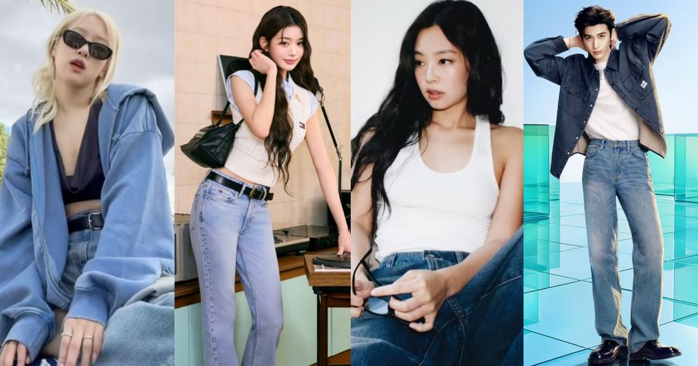 牛仔褲好會找代言人！張凌赫拿下Lee、CK柾國聯名，Rosé、張員瑛同款神褲都賣爆！-1