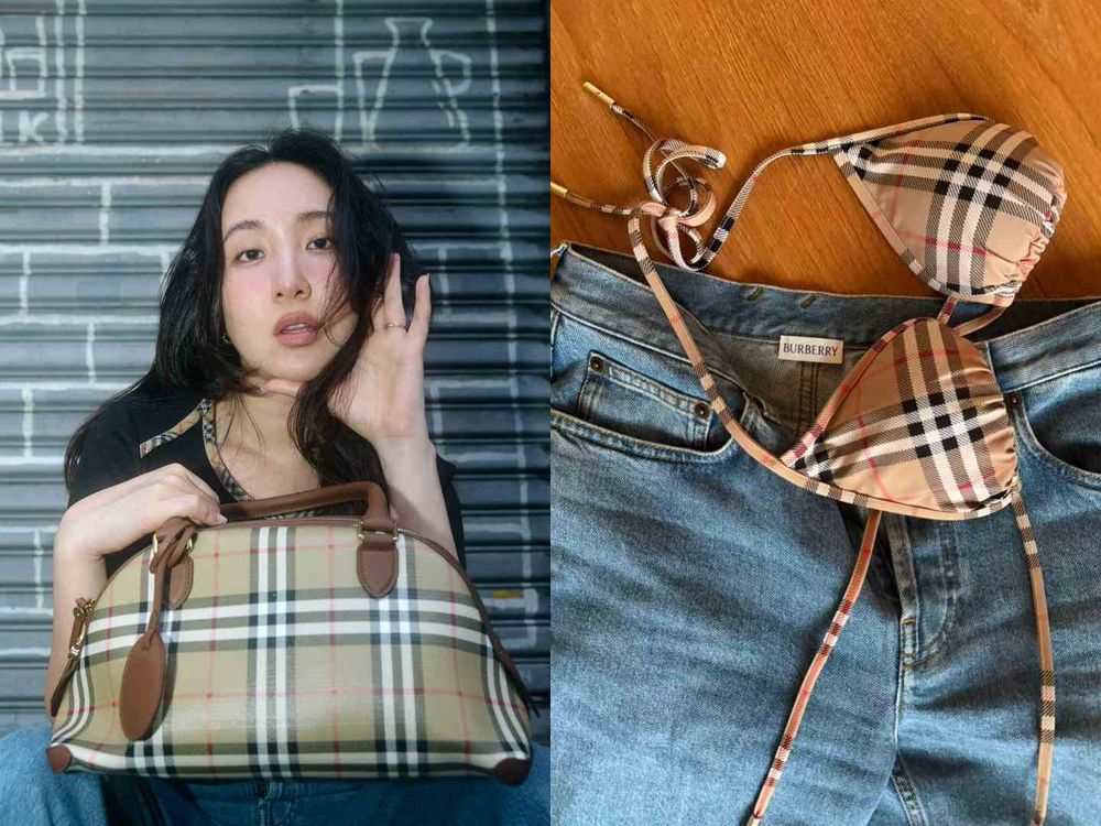英倫風時代回歸！BURBERRY全新「水桶包、托特包」太好看！許路兒、Lily許韶恩都愛上！-9
