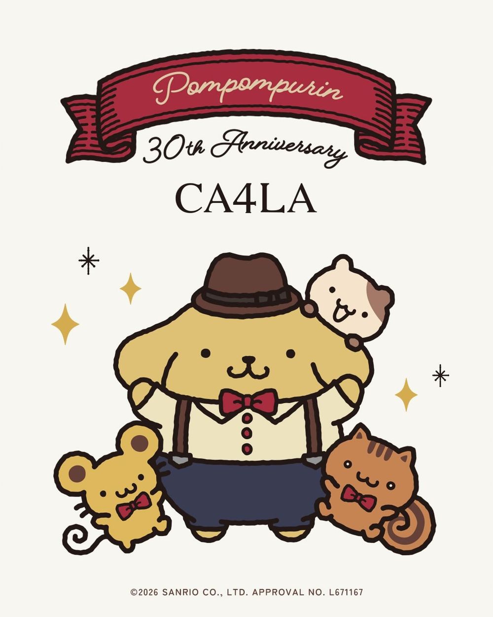 直接打開錢包！日女最愛帽子品牌CA4LA推出布丁狗聯名！「大頭帽、屁屁貝雷帽」可愛爆炸、連內裡刺繡都萌翻！-2