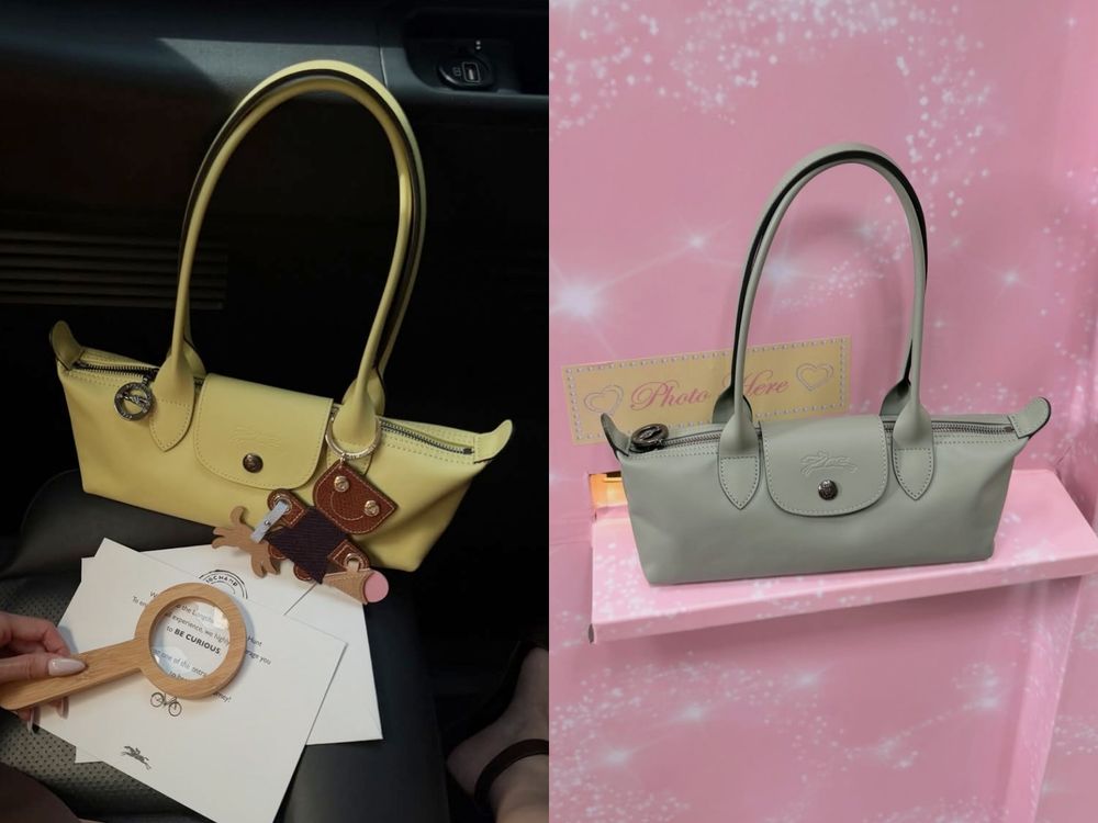 買Longchamp沒有終點！新爆款「長柄法棍包」長型餃子包大容量超能裝～一不小心又掏卡結帳！-4