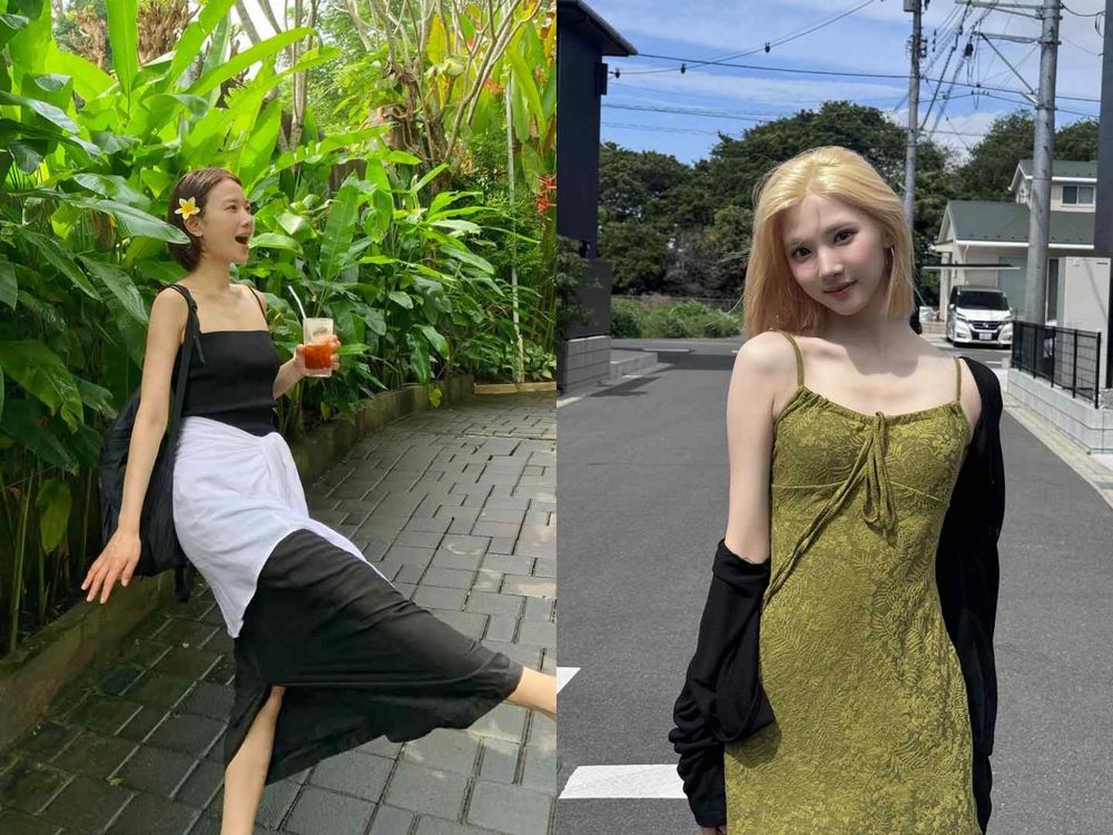 高溫36度怎麼穿？夏天不融化「清爽系穿搭」方法！吊帶裙不能沒有、果凍鞋今年真的紅回來！-11
