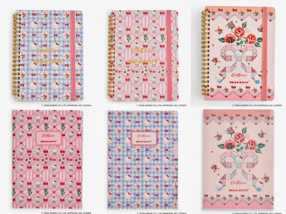 Cath Kidston最新Kitty聯名可愛發瘋！貓貓害羞臉紅吊飾、荷葉邊托特包...這波真的忍不住！-10