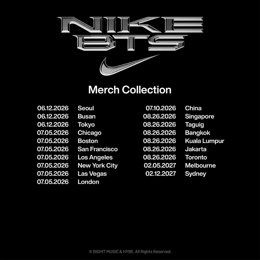 Nike真的和BTS聯名了！ ARIRANG世巡限定、客製化周邊台灣這天開賣！阿米們一定要收藏！-9