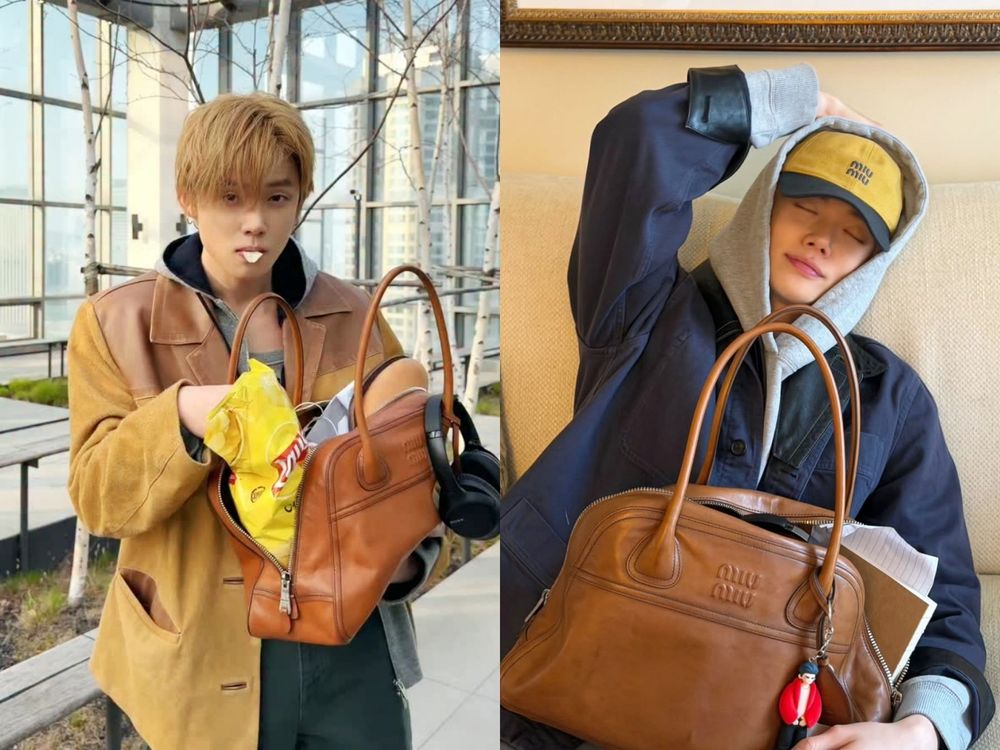 Miu Miu微風信義店開幕！張員瑛、MOMO、TXT然竣都愛「爆款保齡球包」新色也美炸！-5