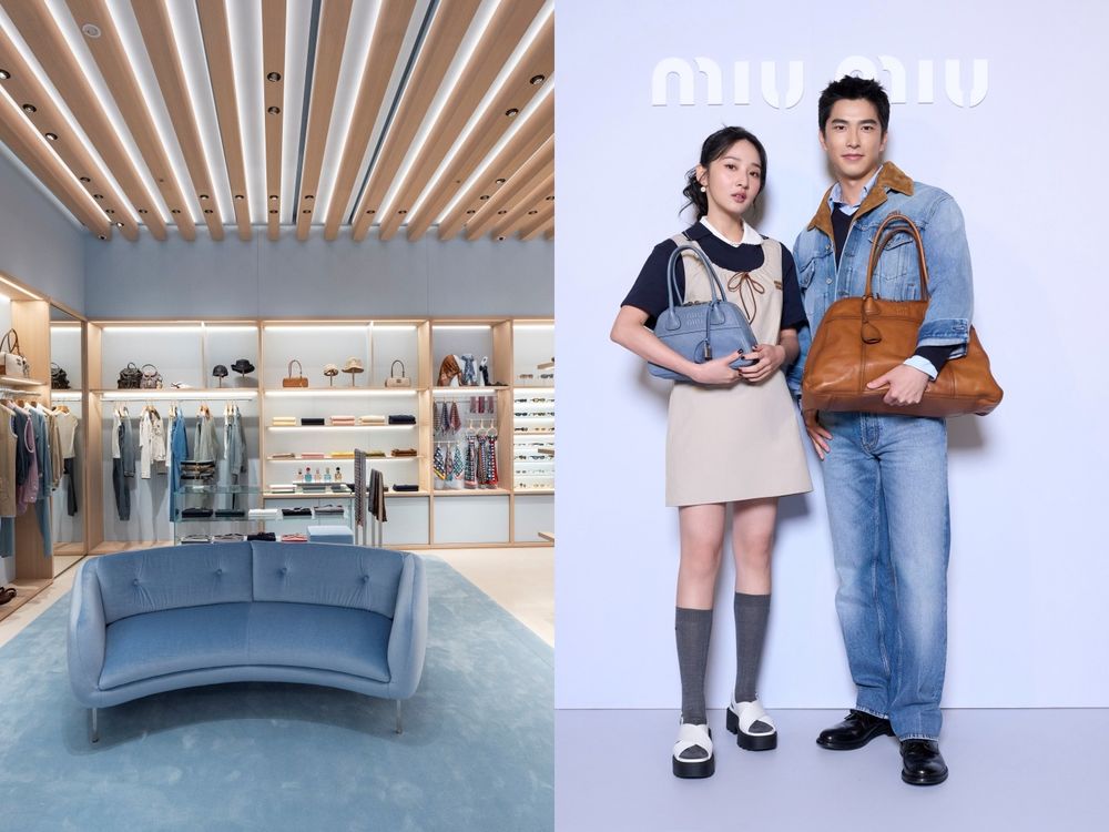 Miu Miu微風信義店開幕！張員瑛、MOMO、TXT然竣都愛「爆款保齡球包」新色也美炸！-8