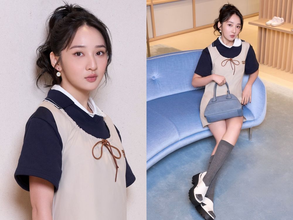 Miu Miu微風信義店開幕！張員瑛、MOMO、TXT然竣都愛「爆款保齡球包」新色也美炸！-6