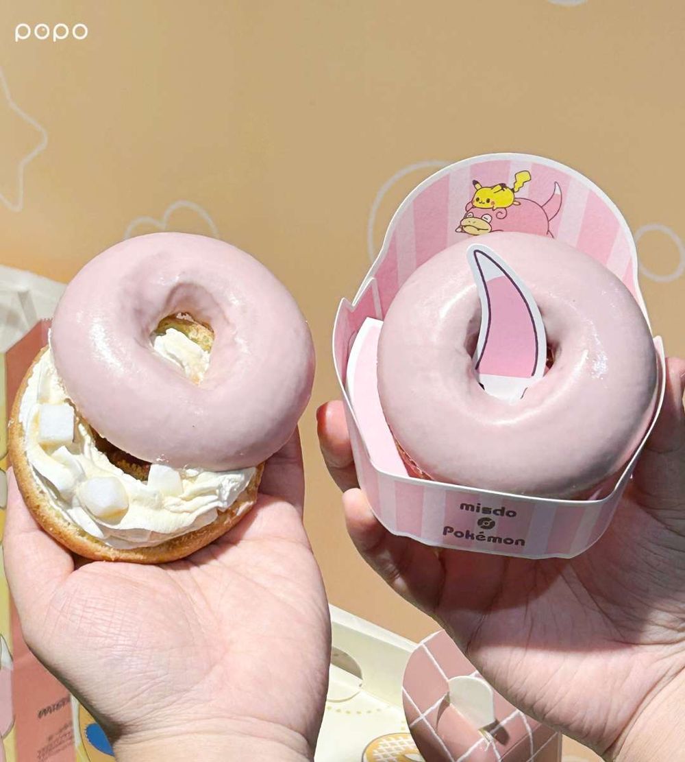 Mister Donut第二波寶可夢聯名甜甜圈來了！「呆呆獸泡芙圈、卡比獸波波隆尼」可愛到捨不得吃！-6