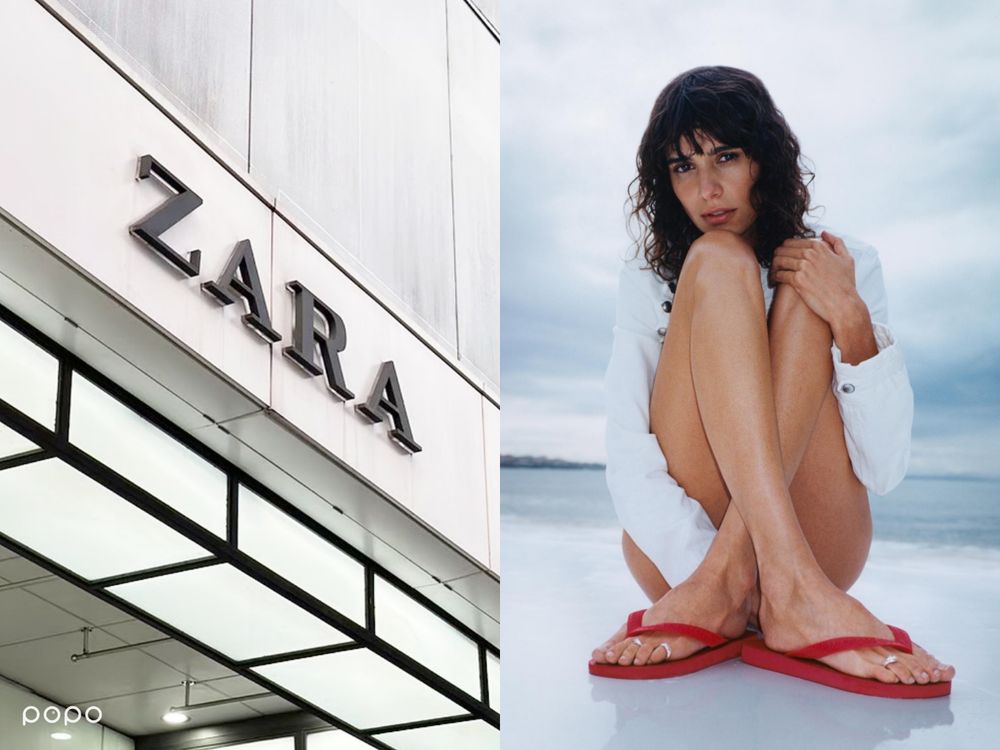 ZARA和夾腳拖之王Havaianas聯名了！低調高級「方頭拖鞋、厚底夾腳拖」官網現貨光速消失！-5