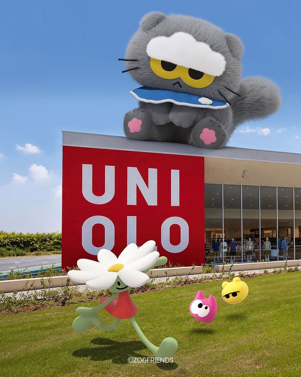 UNIQLO驚喜聯名GD愛貓！ZO&FRIENDS系列UT上衣490元、可愛到想全包！-3