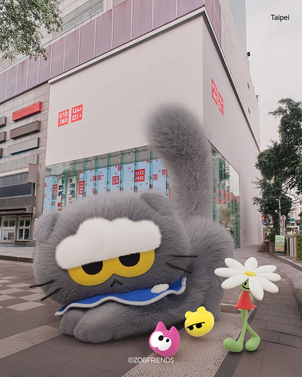 UNIQLO驚喜聯名GD愛貓！ZO&FRIENDS系列UT上衣490元、可愛到想全包！-4