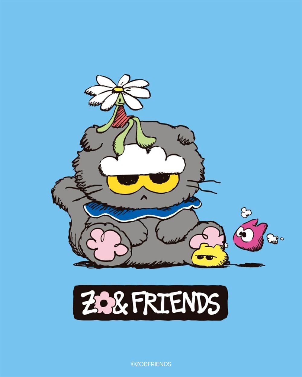 UNIQLO驚喜聯名GD愛貓！ZO&FRIENDS系列UT上衣490元、可愛到想全包！-2