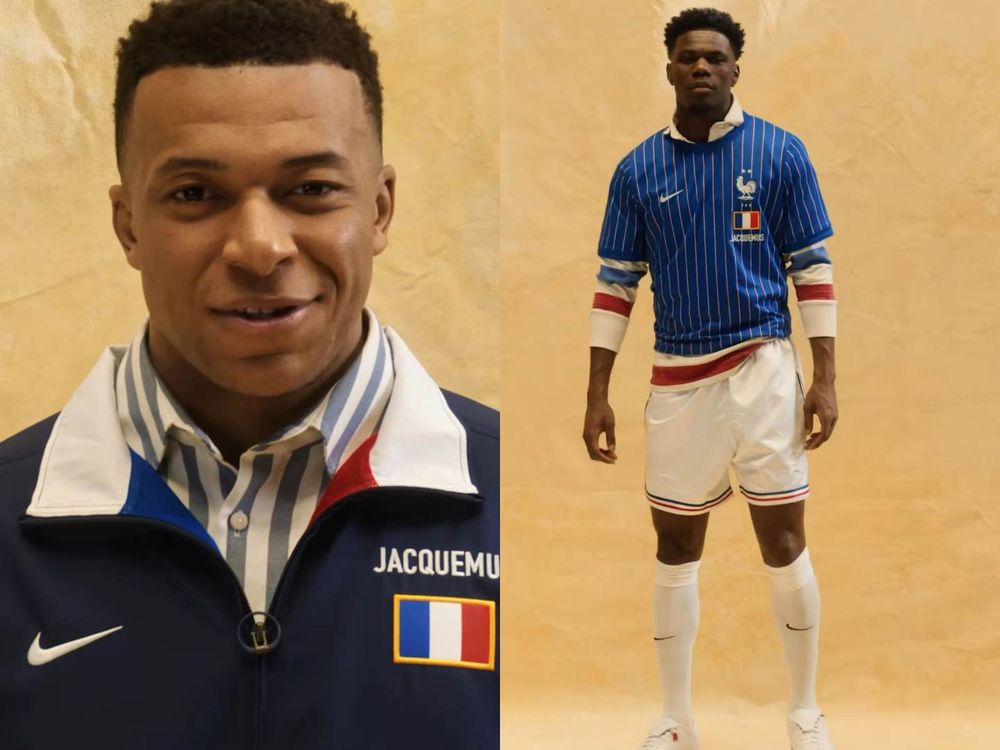 世足還沒開踢先被燒到！Jacquemus × Nike法國隊系列曝光！姆巴佩上身帥翻、球星秒變身時尚男模！-2