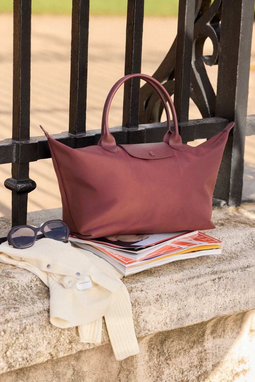 買包的盡頭是Longchamp！兩大「法棍包、肩背袋」閃亮登場！春夏配色美翻、容量也超能裝！-4