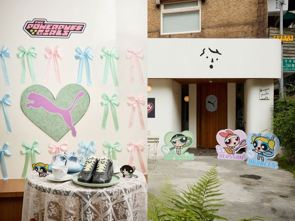PUMA《飛天小女警》聯名球鞋來了！花花、泡泡、毛毛專屬款超可愛、期間限定巨型打卡牆在這！-9
