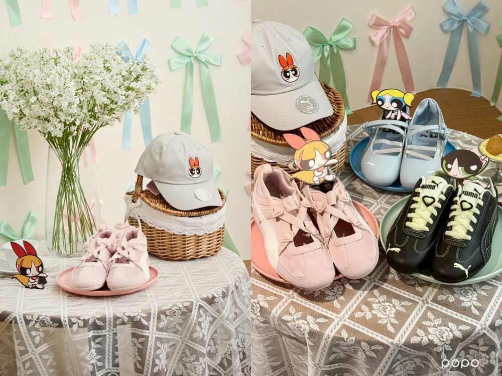 PUMA《飛天小女警》聯名球鞋來了！花花、泡泡、毛毛專屬款超可愛、期間限定巨型打卡牆在這！-13