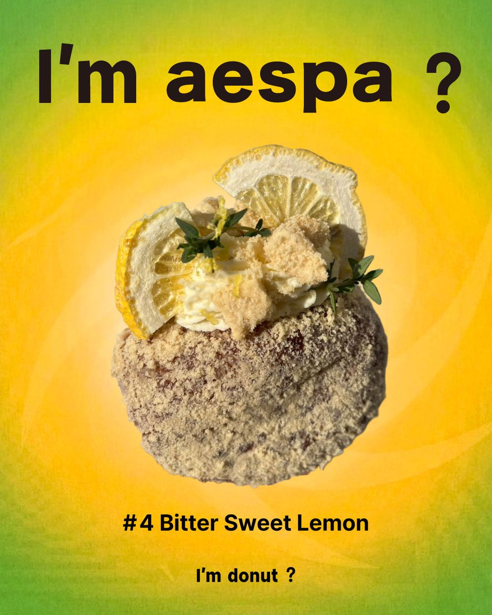 I'm donut？×aespa聯名甜甜圈台灣也吃得到！《LEMONADE》四款檸檬甜甜圈、限定周邊這天開賣！-6