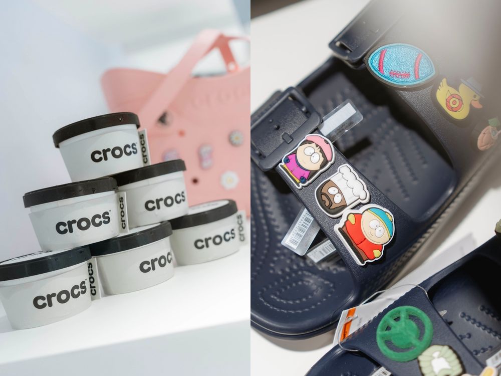 韓國爆紅Crocs厚底小拖鞋來了！超軟Q「雲朵洞洞拖鞋」加鞋扣超可愛、細腿夾腳拖也得買！-10
