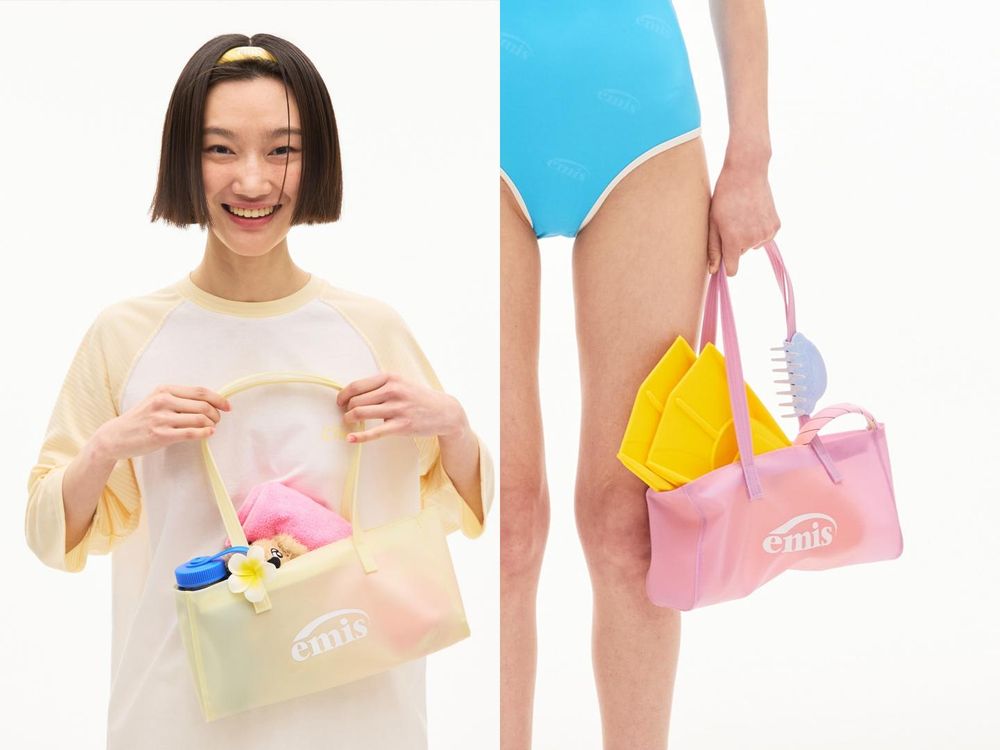 拒絕撞包！韓牌emis絕美「法棍托特果凍包」來了！薄荷綠、奶油黃直擊少女心！居然只要千元不到！-4