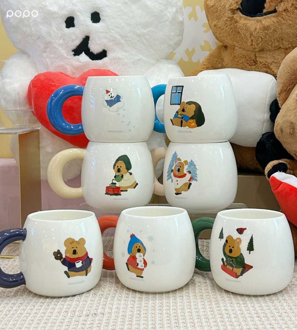 DINOTAENG矮袋鼠在7-11！超可愛「QUOKKA絨毛面紙套、BOBO馬克杯、飲料杯套」這天開賣！-14