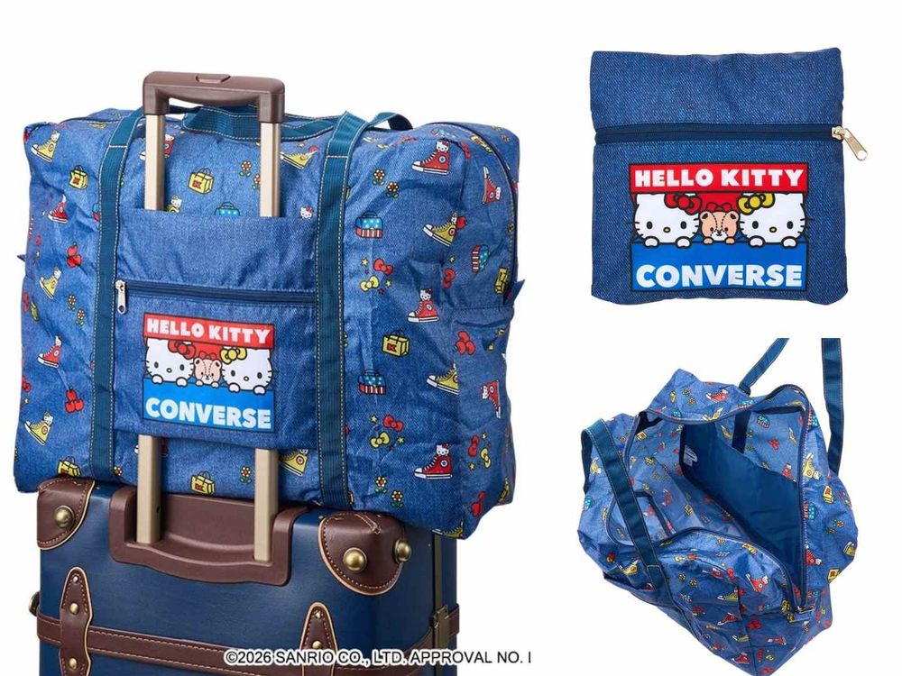 Kitty粉快衝日本！CONVERSE凱蒂貓新聯名可愛爆！「T恤、托特包」限定開賣！慢一步就沒了～-10