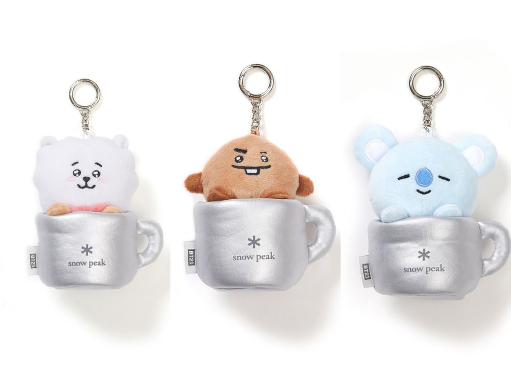 BTS孩子們營業中！Snow Peak聯名BT21萌到犯規！阿米狂問「絨毛鑰匙圈」先結帳再說！-6