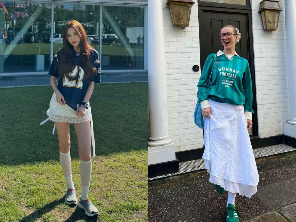 足球風殺回來了！6招不踩雷「Blokecore穿搭」更新版！小個子也能輕鬆駕馭、誰穿誰好看！-8