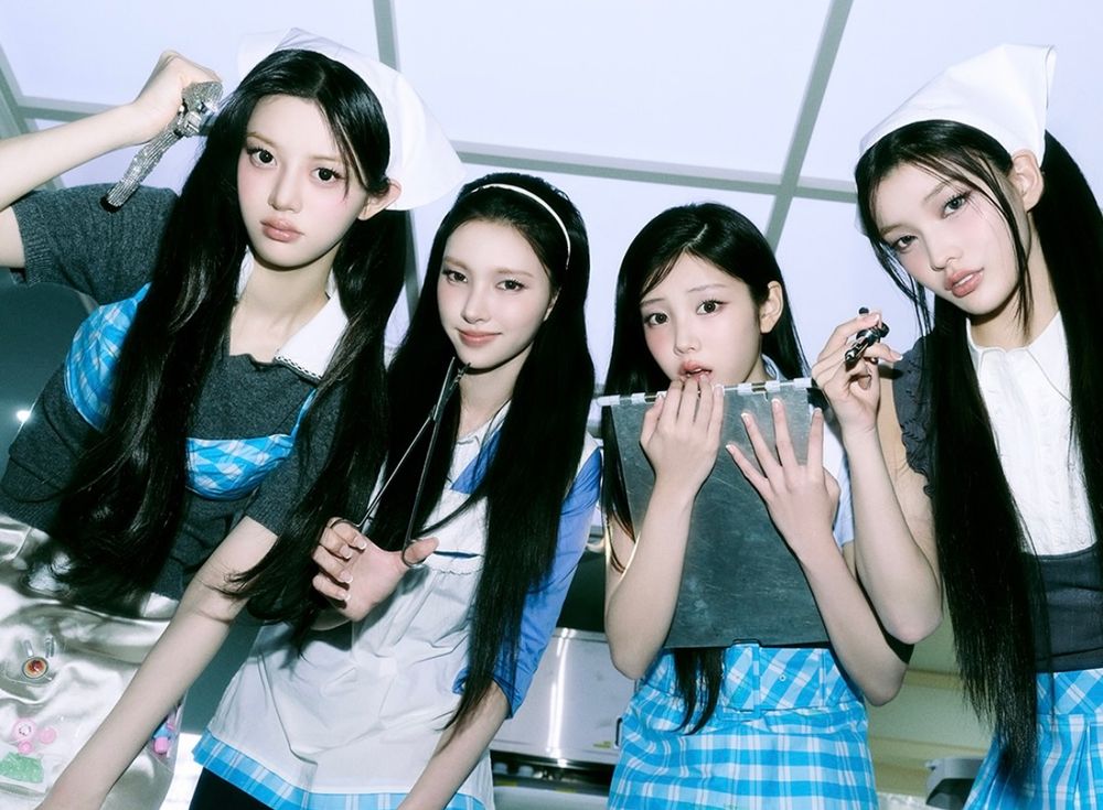 HYBE女團夢幻聯動！LE SERRAFIM x ILLIT x KATSEYE登打歌舞台，洗腦單曲正式上線！-4