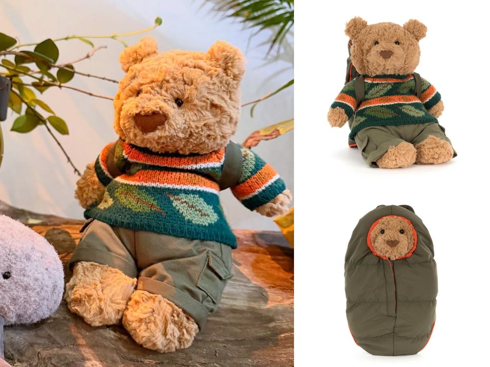 Jellycat森林系列8大必買新品推薦！「毛茸茸浣熊、登山裝巴賽羅熊、橡樹果實」全都可愛發瘋！-2