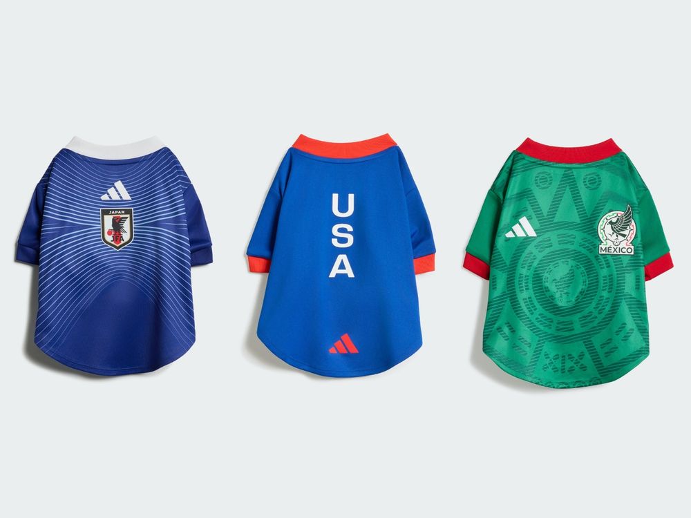 毛孩一起瘋世足！adidas世界盃「寵物球衣」爆可愛！變身超萌四腳啦啦隊、台灣官網有賣「這兩隊」！-6