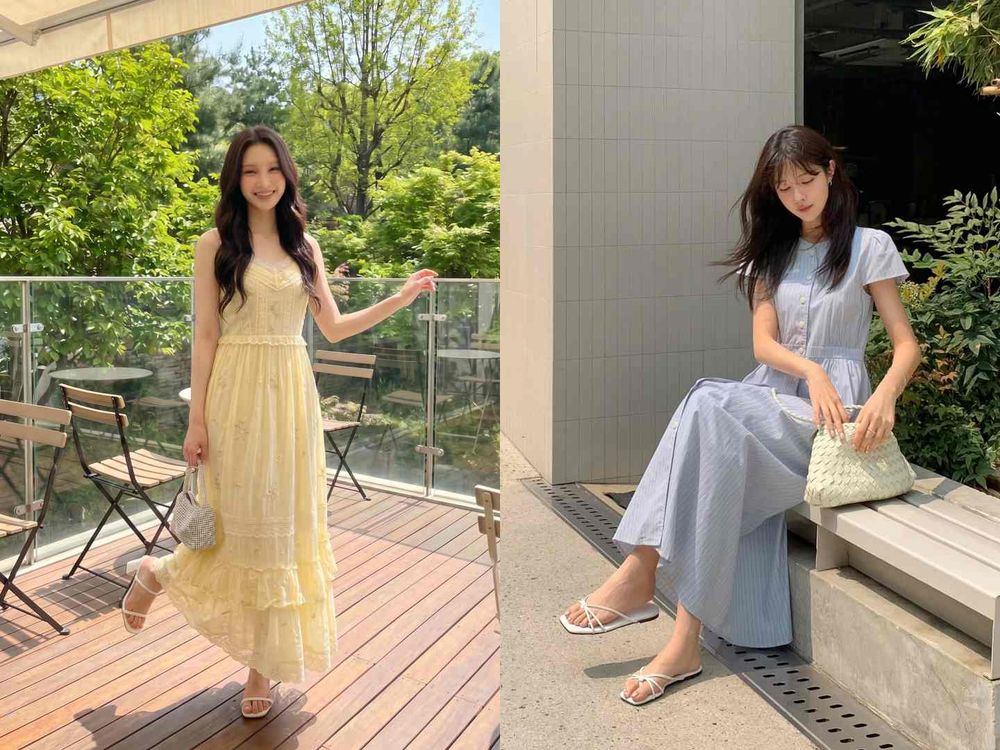 夏天洋裝怎麼穿才好看？韓女五招「顯瘦不失敗技巧」一次學會！碎花每年上榜、輕鬆打造女神級比例！-6