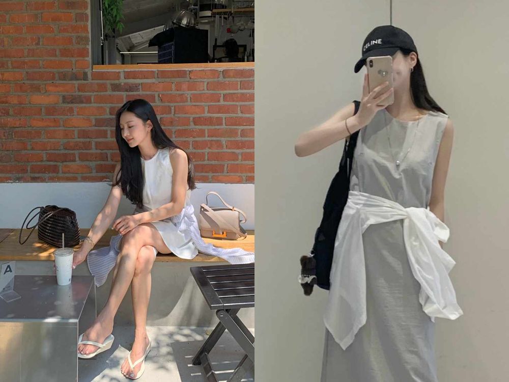 夏天洋裝怎麼穿才好看？韓女五招「顯瘦不失敗技巧」一次學會！碎花每年上榜、輕鬆打造女神級比例！-10