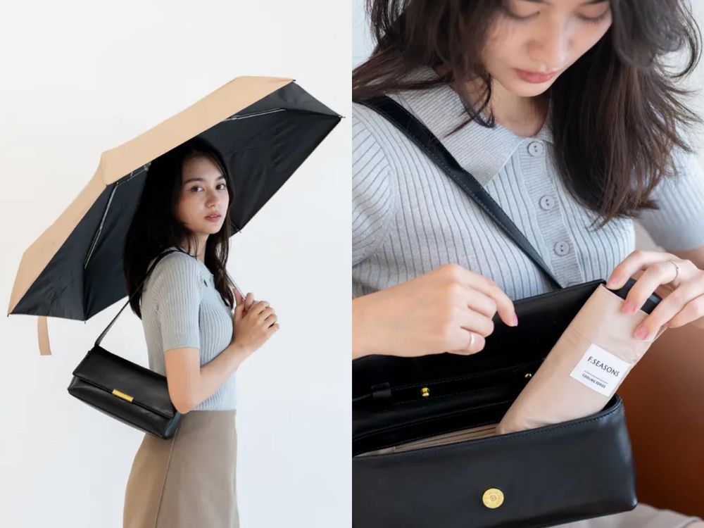 暴雨連下好崩潰！六款高顏值「晴雨兩用傘」推薦！遮陽＋防曬一次搞定、小包包也裝得下！-9