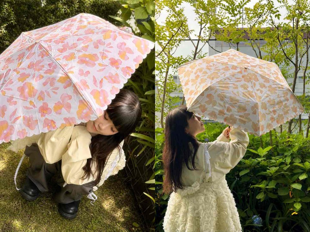 暴雨連下好崩潰！六款高顏值「晴雨兩用傘」推薦！遮陽＋防曬一次搞定、小包包也裝得下！-4
